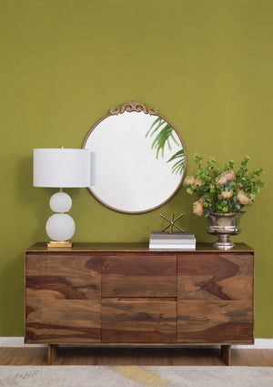 Classic Design Mirror With Baroque Inspired Frame