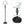 2 Table Lamps 1 Floor Lamp Set with Fabric Shades