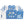 16-Panel Foldable Baby Playpen Kids Activity Centre-Blue