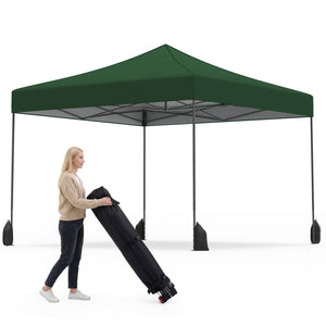 9.5 x 9.5 Feet Pop up Canopy Tent with Adjustable Heights
