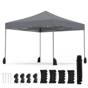 9.5 x 9.5 Feet Pop up Canopy Tent with Adjustable Heights