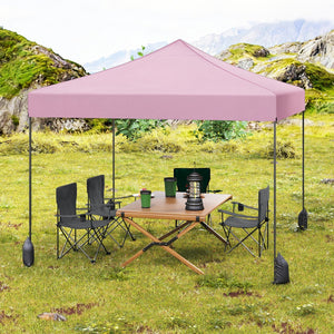9.5 x 9.5 Feet Pop up Canopy Tent with Adjustable Heights