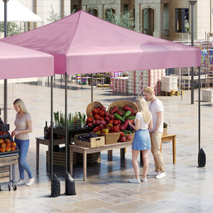 9.5 x 9.5 Feet Pop up Canopy Tent with Adjustable Heights