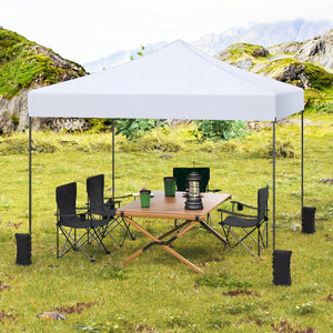 9.5 x 9.5 Feet Pop up Canopy Tent with Adjustable Heights