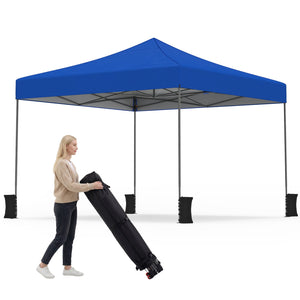 9.5 x 9.5 Feet Pop up Canopy Tent with Adjustable Heights