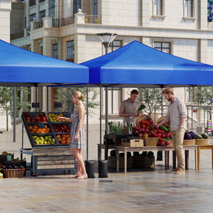 9.5 x 9.5 Feet Pop up Canopy Tent with Adjustable Heights