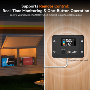 ALLWEI 1500W Pure Sine Wave Inverter 12V to 120V AC