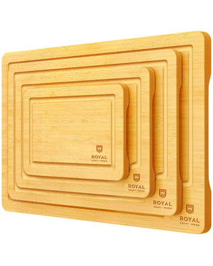 Cutting Board Set of 4, Bamboo