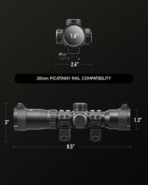 Pinty 1.5-4.5x32 Crossbow Optics SFP Hunting Scope