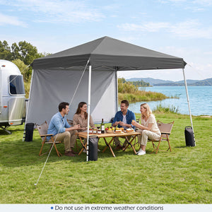 Pop Up Canopy Tent 9x9 ft with Carry Bag and Stakes