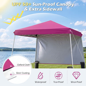 Pop Up Canopy Tent 9x9 ft with Carry Bag and Stakes