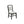 Dining Kitchen Side Chair With Curved Back Design (Set of 2) - Black / Gray