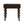Solid Wood End Table with Drawer in Espresso Finish