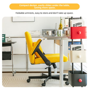 Criss Cross Armrest Office Chair With Wheels