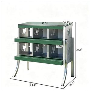 Outdoor Egg Laying Boxes, Metal Nesting Boxes, Chicken Nesting Boxes