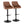 Hannah - Transitional Adjustable Barstool With Swivel With Rounded T Footrest (Set of 2)
