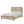 Panel Bed With Slatted Headboard And Footboard