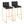 Mason Mara - Contemporary Versatile Desig Fixed Height Barstool (Set of 2)