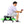 Rolling Detailing Creeper Seat With Wheels, Removable Tool Trays, 300 Lbs Capacity - Green