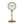 6.5x5.9x15.2' Vintage Inspired Gold Iron Table Clock