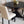 Mytzi - 5 Piece Dining Set, Cross-Buck Dining Table With 4 Stylish Chairs - Black / Beige