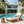 Acacia Wood Chaise Lounge with Movable Cushions