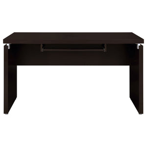 Ulloa - L Shaped Office Desk With Slide Out Keyboard Tray And Storage Drawers - Cappuccino