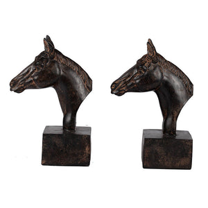 S/2 5.1x4x8' Horse Bookends