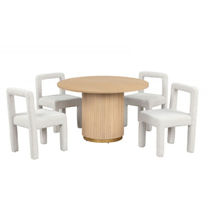 Dining Chairs With Square Open Back (Set of 2)