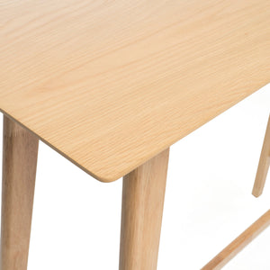 Natural Oak Wood Bar Table