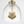 Ember - 3 Candle Lights Chain Pendant - Clear / Gold