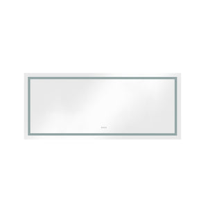 72" LED Bathroom Mirror with Front and Backlight