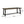Outdoor Dining Table - Gray / Rustic Metal