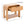 1 Drawer Waterfall Nightstand With Mid Century Design - Natural