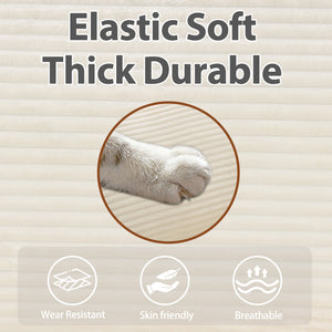 104" Plush Cloud 3 Seater Sofa: Modular Design with Ottoman