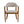 Wood Frame Upholstered Dining Chairs with Armrests (Set of 2)