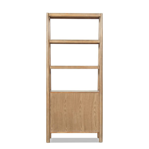 Nolan - Bookcase With Lower Cabinet - Natural