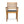 Outdoor Dining Chair With Slat Back And Acacia Wood Frame (Set of 2) - Gray / Teak