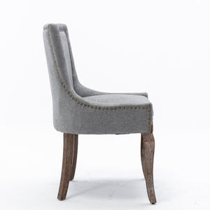Ultra - Side Dining Chair, Nail Head (Set of 2)