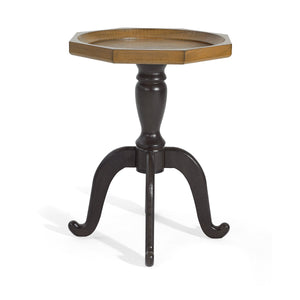 End Table (Natural + Black)