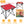 2Pcs Foldable Camping Table Portable Picnic Table Lightweight Travel Desk with 2 Cup Holders/Table Carrying Bag