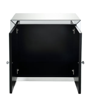 Noralie Mirrored & Faux Diamonds Console Cabinet