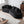 Upholstered Oversized Sectional Sofa, 4 Seater Extra Deep & Wide Curved Cloud Couch With 4 Throw Pillows For Living Room - Black