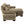 Modern Sectional Sofa With Ottoman, Round Bolster Armrests, Waist And Throw Pillows