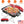Portable Charcoal Grill OutdoorÊTabletop Grill Small Barbecue Smoker Folding BBQ Grill with Lid for Backyard Camping Picnics Beach