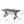 Rolando Outdoor Aluminum Dining Table with Steel Frame