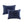 7 Piece Tufted Comforter Set Navy Queen