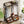Freestanding Closet Organizer With 4 Drawers, 8 Hooks, Shelves, And Hanging Rod - Brown / Black