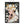 Beauty Lady Wall Art Gold and White Floral Canvas 24x36 Inch