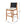 4 Pieces Arly Black Outdoor Bar Stool Solid Acacia Wood and Woven Wicker